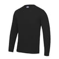 Miniatyrbild 1 av 2: AWDis Just Cool Mens långärmad Cool Sports Performance Plain T-Shirt med lång ärm