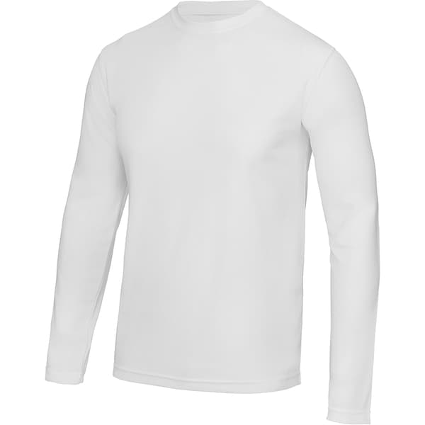 AWDis Just Cool Mens Long Sleeve Cool Sports Performance Plain T-Shirt