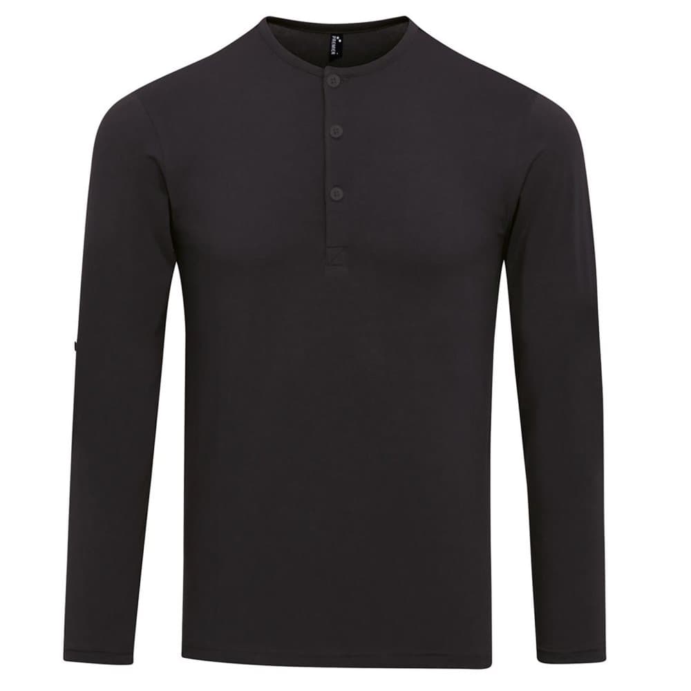 Premier Herr Long John Roll Sleeve Tee för män