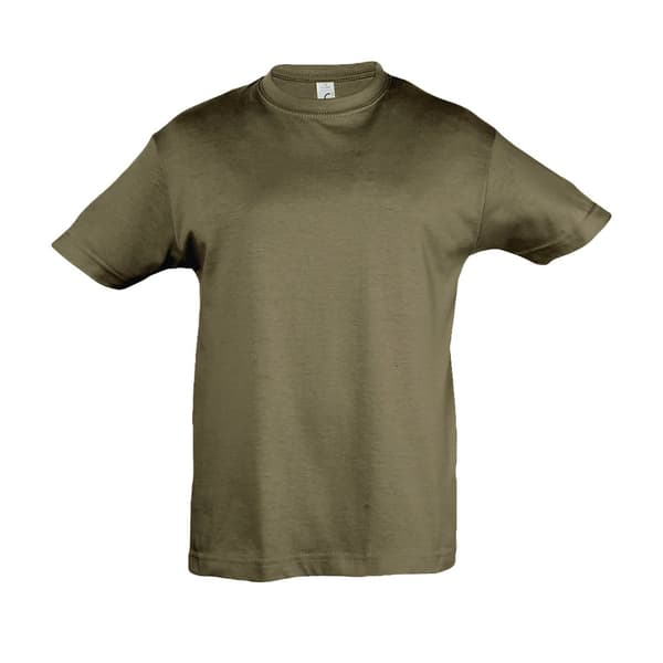 SOLS Kids Regent kortærmet T-shirt med korte ærmer Army 2yrs
