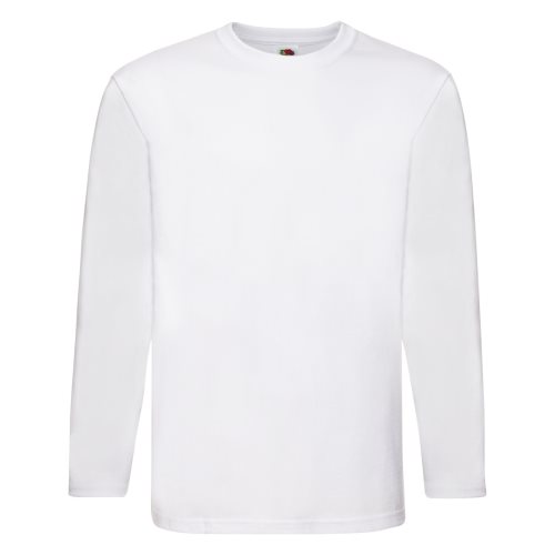 Bild av Fruit of the Loom Herr Premium T-shirt med lång ärm Crew Neck