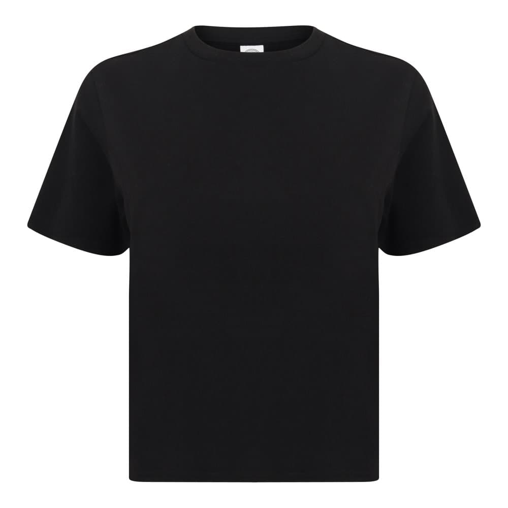 Skinni Fit Kvinnor/Damer Cropped Boxy T-Shirt