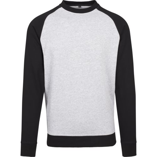 Bild av Build Your Brand Herr Raglan Crew Neck Top