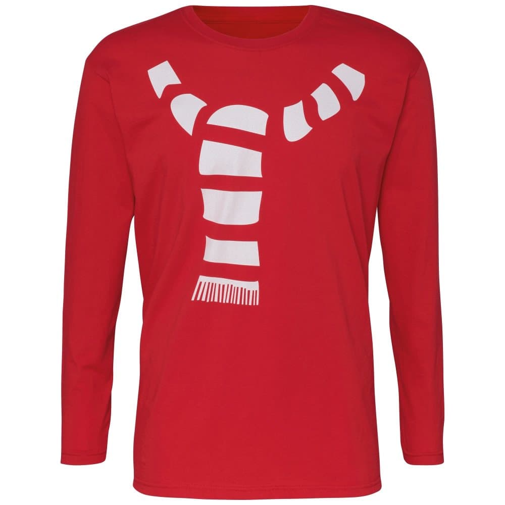 Christmas Shop Mens Scarf långärmad T-shirt