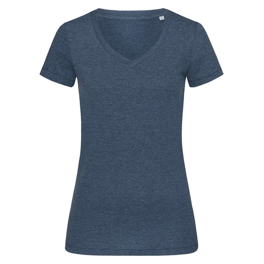 Stedman Womens/Ladies Lisa Melange V Neck T-Shirt