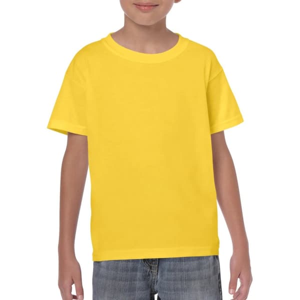 Gildan Childrens Unisex Heavy Cotton T-Shirt (Pack Of 2)