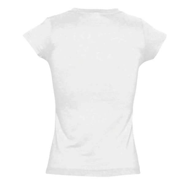 SOLS Dame/Ladies Moon V-hals T-shirt med kort ærme