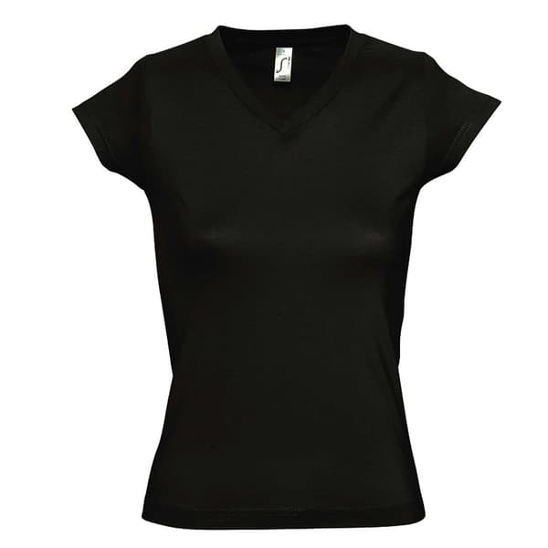 SOLS Kvinnor/Damer Moon V-hals kortärmad T-shirt med kort ärm