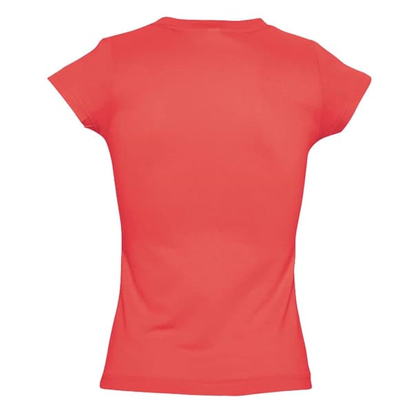 SOLS Dame/Ladies Moon V-hals T-shirt med kort ærme