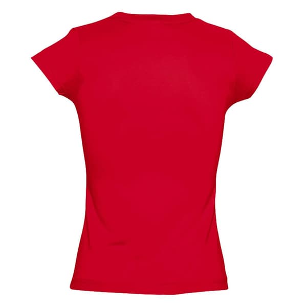 SOLS Dame/Ladies Moon V-hals T-shirt med kort ærme