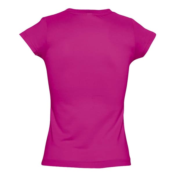 SOLS Dame/Ladies Moon V-hals T-shirt med kort ærme