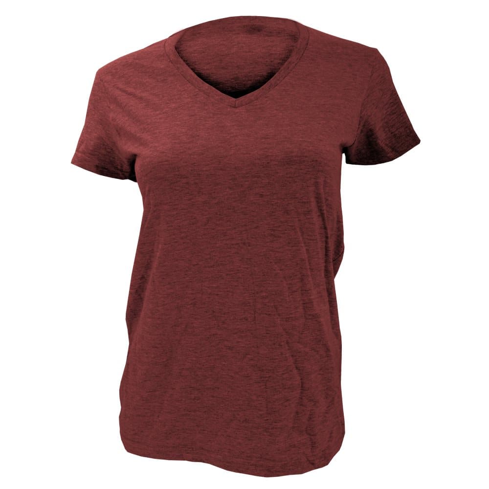 Anvil Kvinnor/Damer Fashion Basic Plain V-Neck T-Shirt