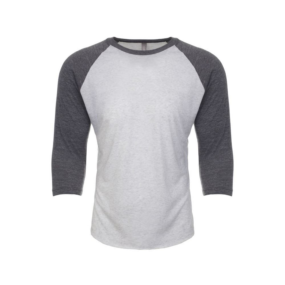 Next Level Vuxna Unisex Tri-Blend 3/4 ärm Raglan T-Shirt