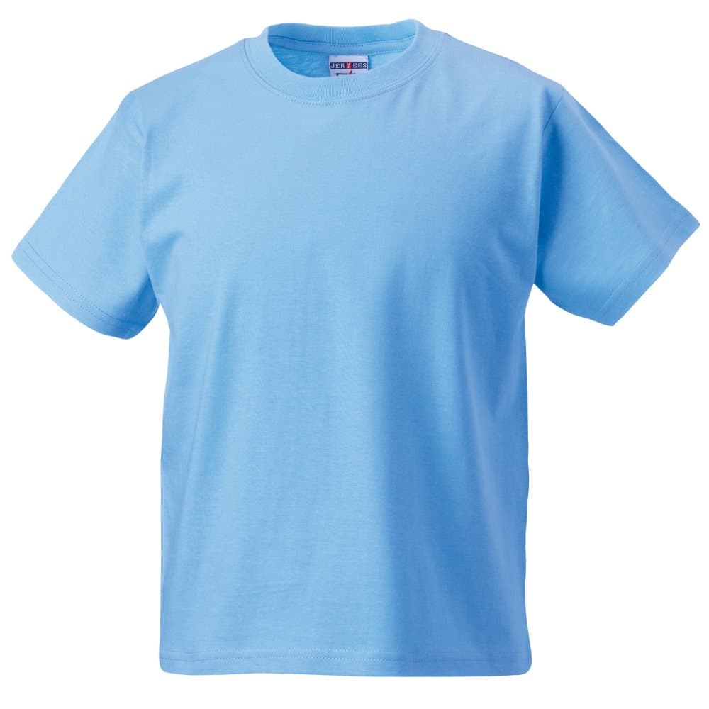 Jerzees Schoolgear Childrens Classic Plain T-Shirt för barn