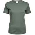 Miniatyrbillede 1 af 2: Tee Jays Interlock kortærmet T-shirt med korte ærmer til kvinder/damer