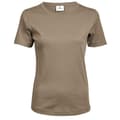 Miniatyrbillede 1 af 2: Tee Jays Interlock kortærmet T-shirt med korte ærmer til kvinder/damer