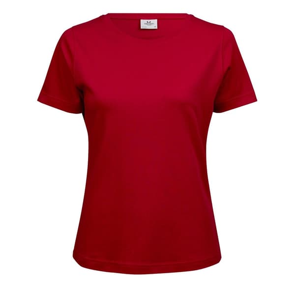Tee Jays Interlock kortærmet T-shirt med korte ærmer til kvinder/damer