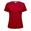 Miniatyrbillede 1 af 2: Tee Jays Interlock kortærmet T-shirt med korte ærmer til kvinder/damer