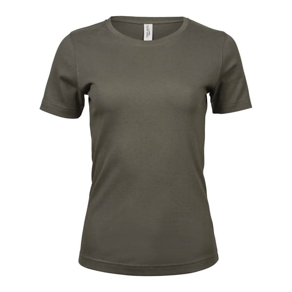Tee Jays Interlock kortærmet T-shirt med korte ærmer til kvinder/damer