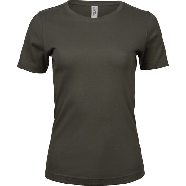 Tee Jays Interlock kortærmet T-shirt med korte ærmer til kvinder/damer