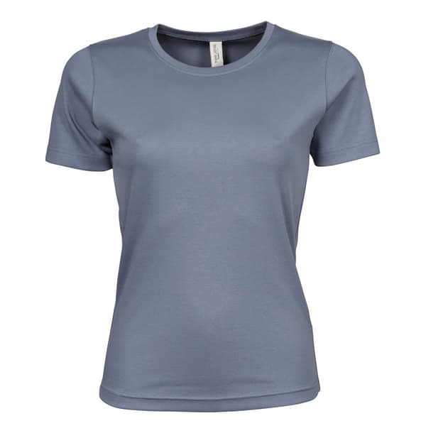 Tee Jays Interlock kortærmet T-shirt med korte ærmer til kvinder/damer