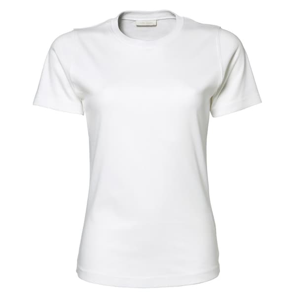 Tee Jays Interlock kortærmet T-shirt med korte ærmer til kvinder/damer