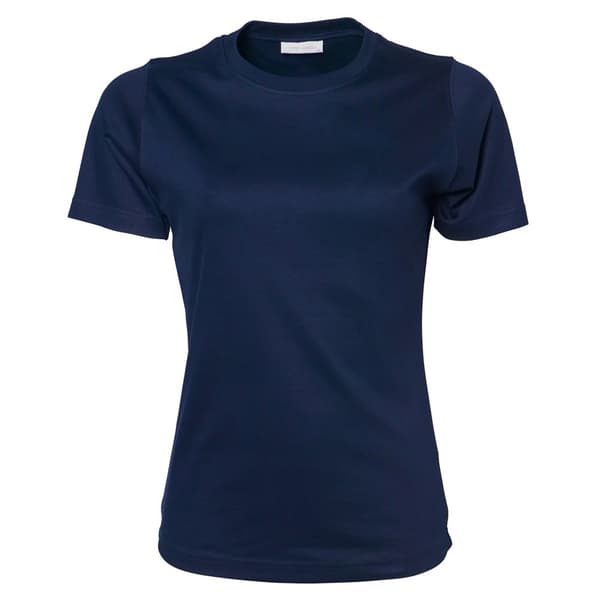 Tee Jays Interlock kortærmet T-shirt med korte ærmer til kvinder/damer