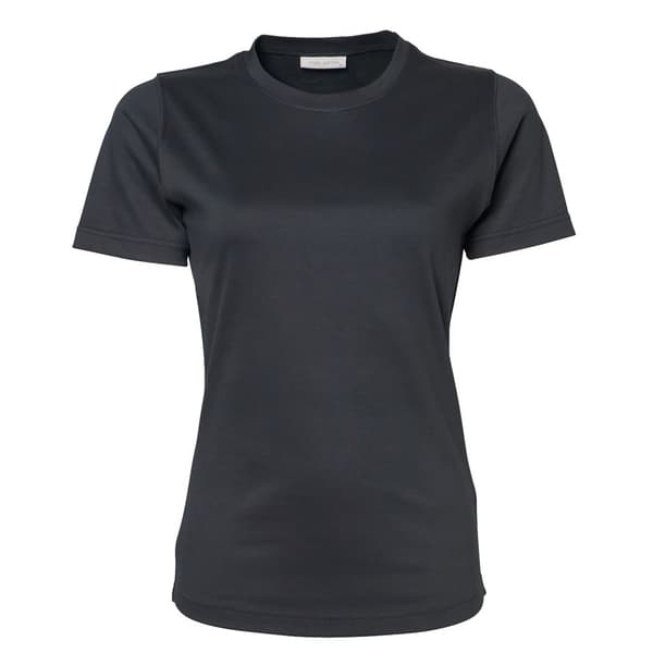 Tee Jays Interlock kortærmet T-shirt med korte ærmer til kvinder/damer