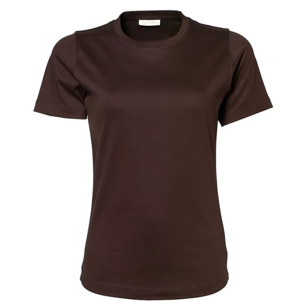 Tee Jays Interlock kortærmet T-shirt med korte ærmer til kvinder/damer