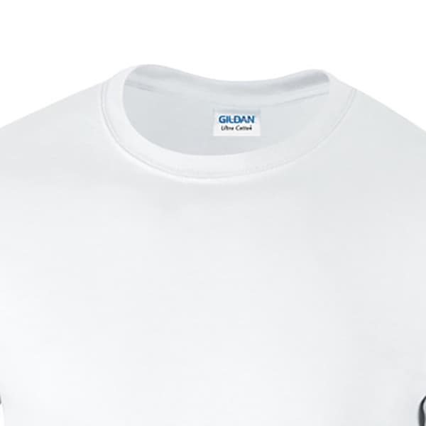 Gildan Mens Plain Crew Neck Ultra Cotton Long Sleeve T-Shirt