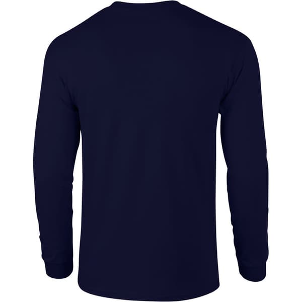 Gildan Mens Plain Crew Neck Ultra Cotton Long Sleeve T-Shirt