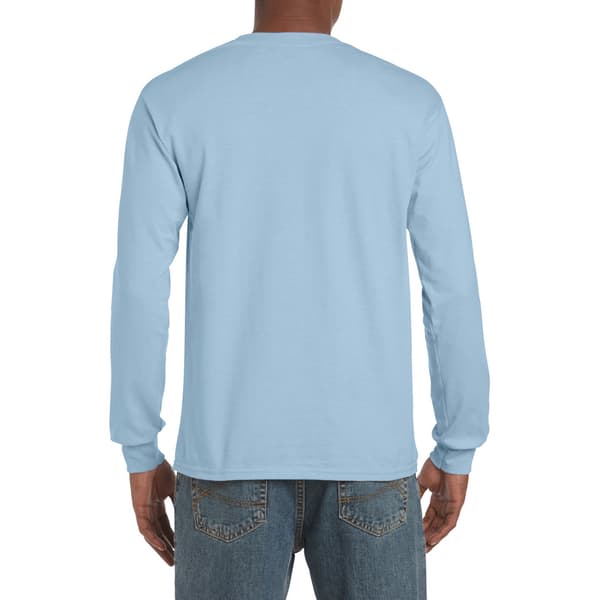 Gildan Mens Plain Crew Neck Ultra Cotton Long Sleeve T-Shirt