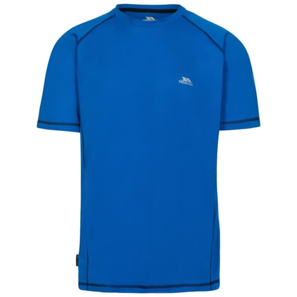 Trespass Mens Albert Active Short Sleeved T-Shirt Blue XS