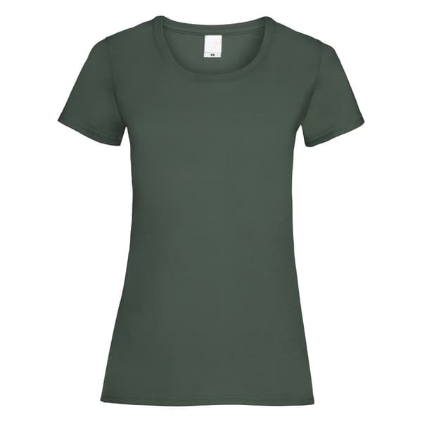 Womens/Ladies Value Fitted Short Sleeve Casual T-Shirt