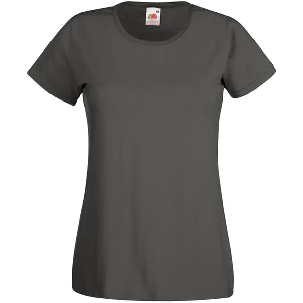 Womens/Ladies Value Fitted Short Sleeve Casual T-Shirt