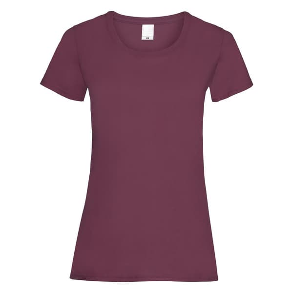 Womens/Ladies Value Fitted Short Sleeve Casual T-Shirt