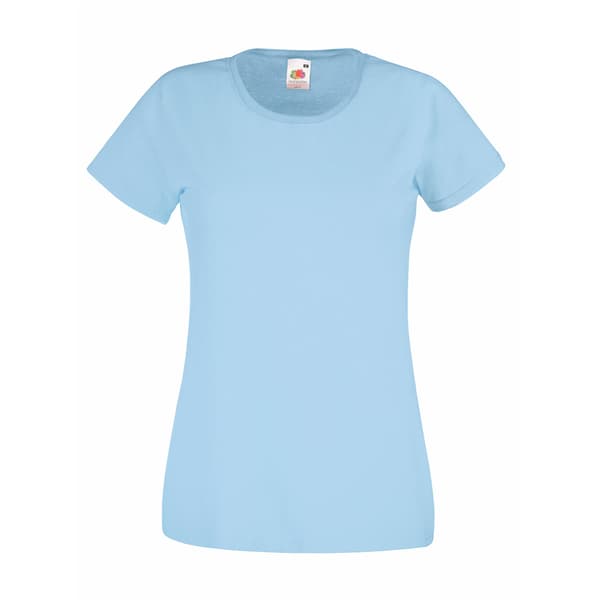 Womens/Ladies Value Fitted Short Sleeve Casual T-Shirt