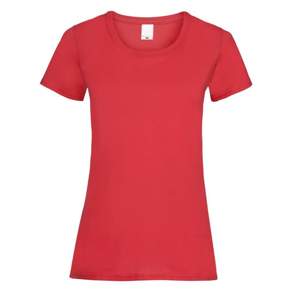 Womens/Ladies Value Fitted Short Sleeve Casual T-Shirt