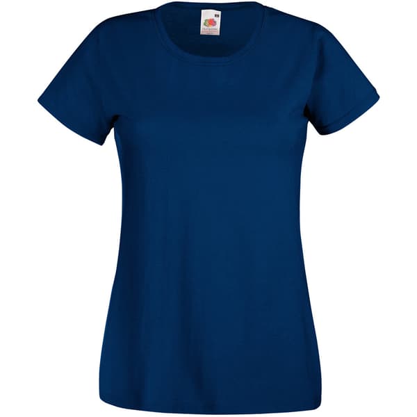 Womens/Ladies Value Fitted Short Sleeve Casual T-Shirt