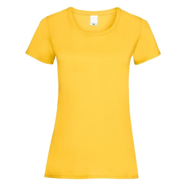Womens/Ladies Value Fitted Short Sleeve Casual T-Shirt