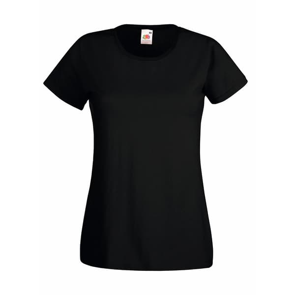 Womens/Ladies Value Fitted Short Sleeve Casual T-Shirt