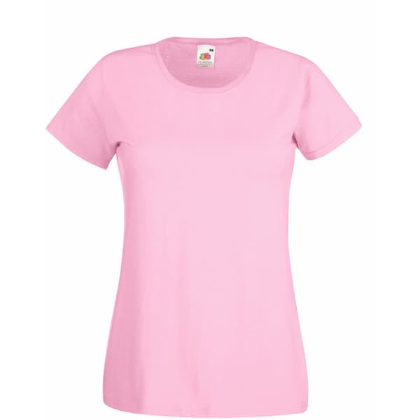 Womens/Ladies Value Fitted Short Sleeve Casual T-Shirt