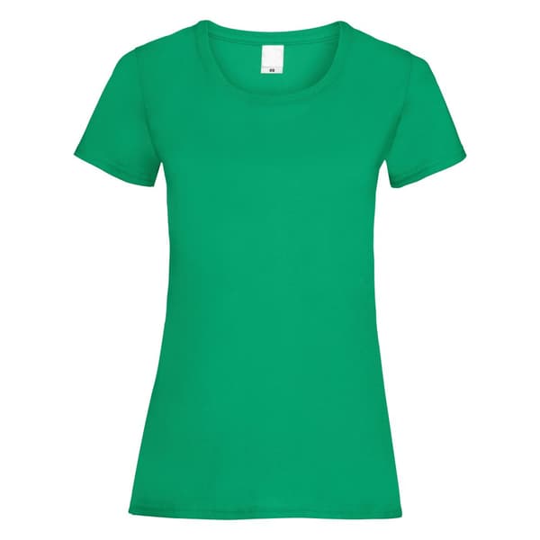 Womens/Ladies Value Fitted Short Sleeve Casual T-Shirt