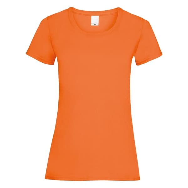 Womens/Ladies Value Fitted Short Sleeve Casual T-Shirt