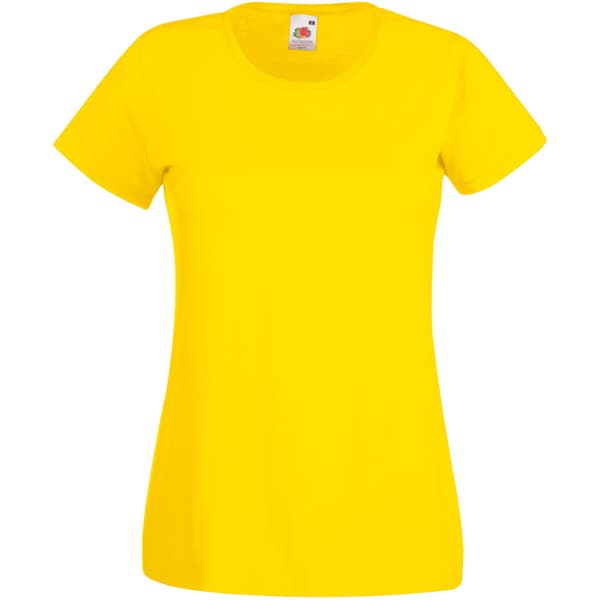 Womens/Ladies Value Fitted Short Sleeve Casual T-Shirt