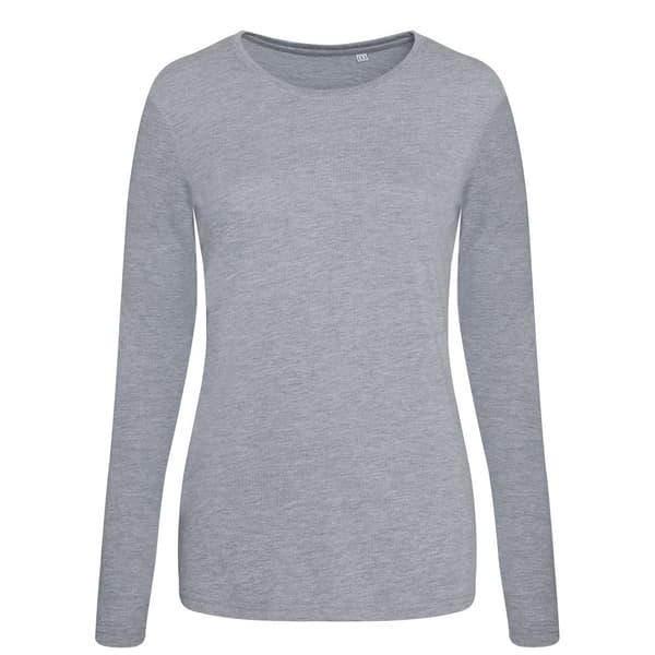 AWDis Womens/Ladies Girlie Long Sleeve Tri-Blend T-Shirt