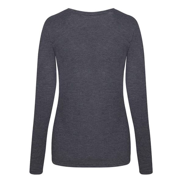 AWDis Womens/Ladies Girlie Long Sleeve Tri-Blend T-Shirt