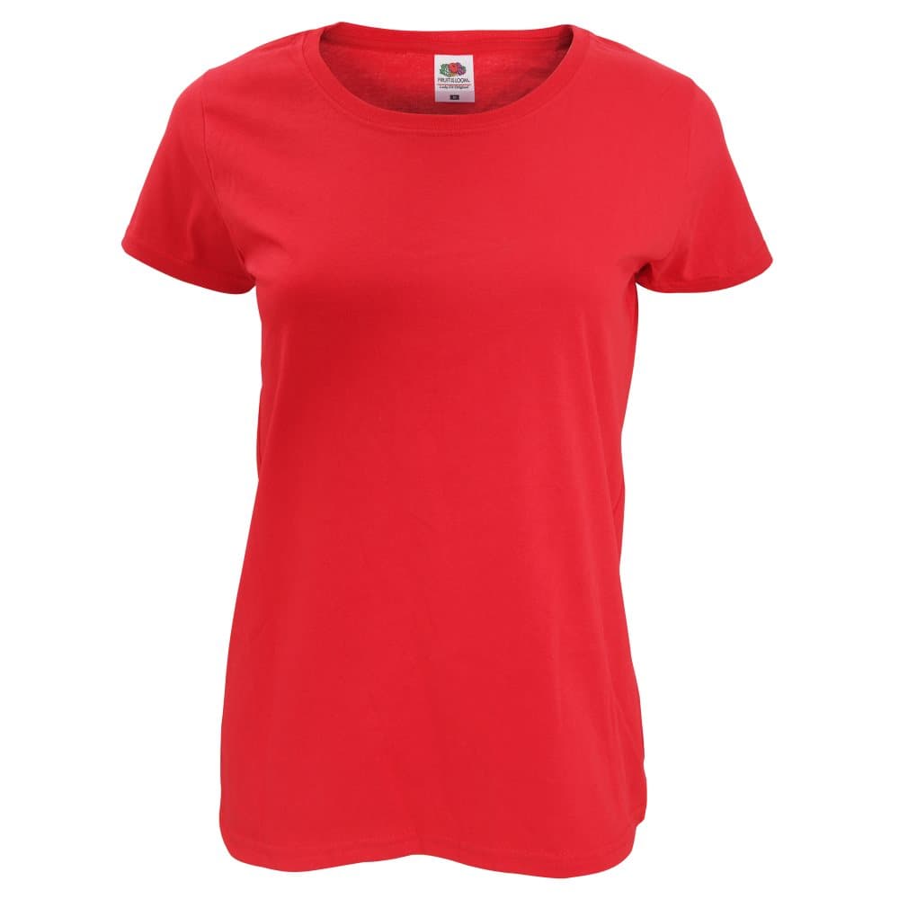 Fruit of the Loom Kvinnor/Damer kortärmad Lady-Fit Original T-Shirt med kort ärm