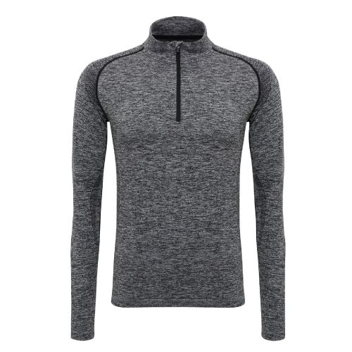 Bild av TriDri Herr sömlös 3D Fit Multi Sport Performance Zip Top