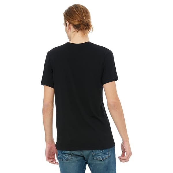 Canvas Mens Triblend Crew Neck Plain Short Sleeve T-Shirt för män